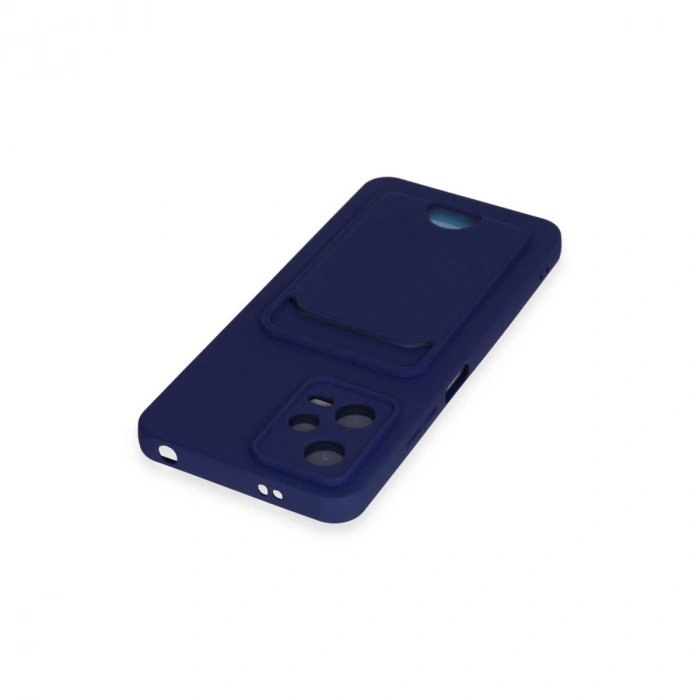 Xiaomi Poco X5 5g Kılıf Kelvin Kartvizitli Silikon - Lacivert