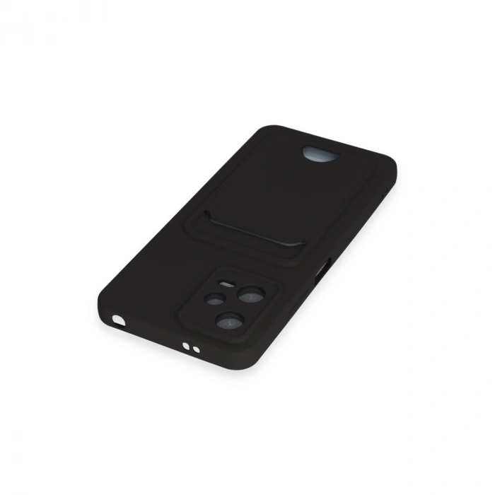 Xiaomi Poco X5 5g Kılıf Kelvin Kartvizitli Silikon - Siyah