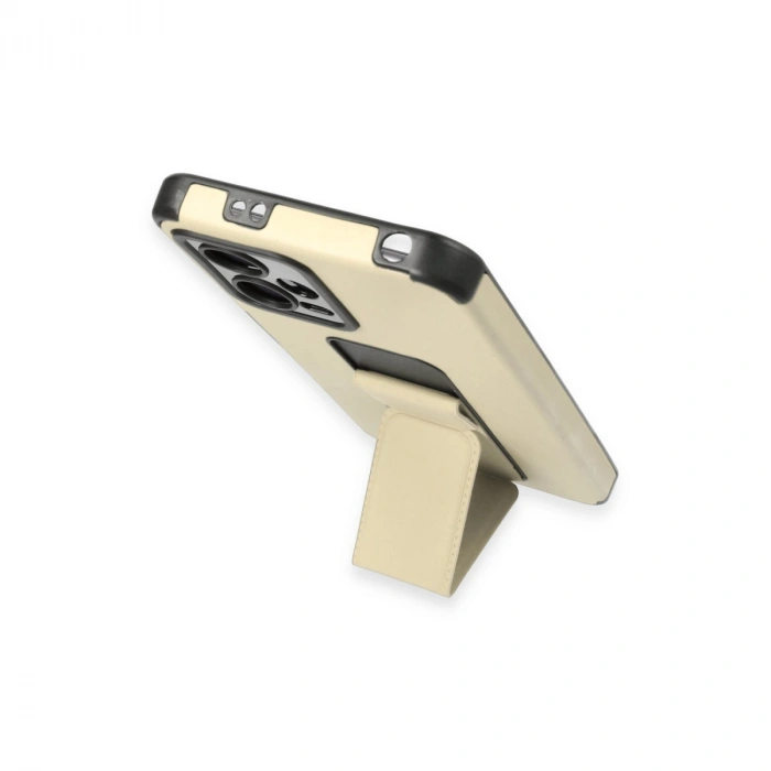 Xiaomi Poco X5 5g Kılıf Mega Standlı Silikon - Gold