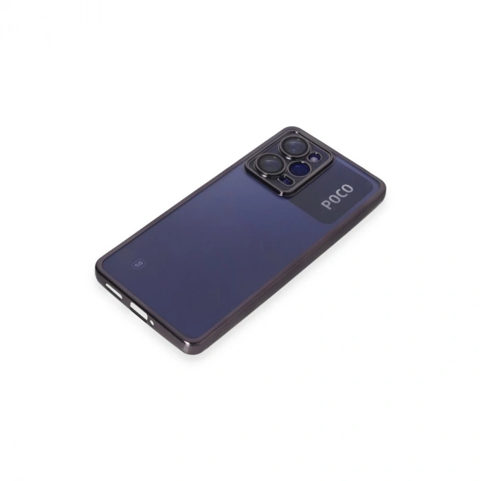 Xiaomi Poco X5 Pro 5g Kılıf Razer Lensli Silikon - Mor
