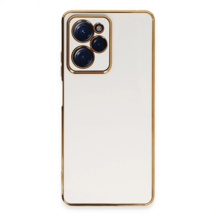 Xiaomi Poco X5 Pro 5g Kılıf Volet Silikon - Beyaz