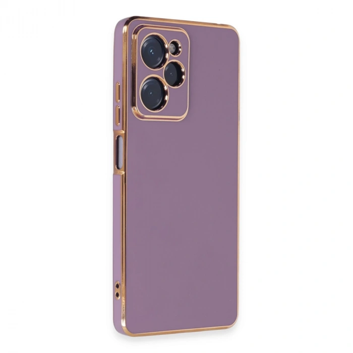 Xiaomi Poco X5 Pro 5g Kılıf Volet Silikon - Mor