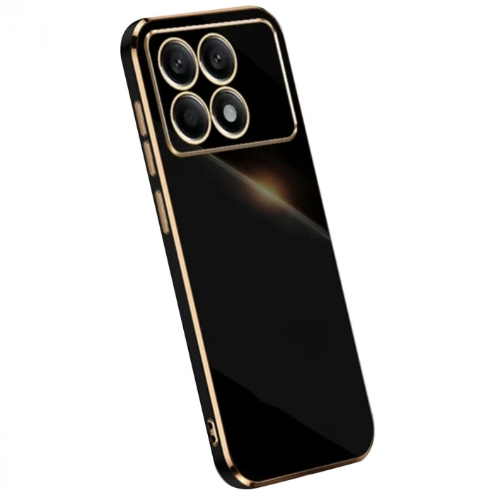 Xiaomi Poco X6 Pro Kılıf Volet Silikon - Siyah
