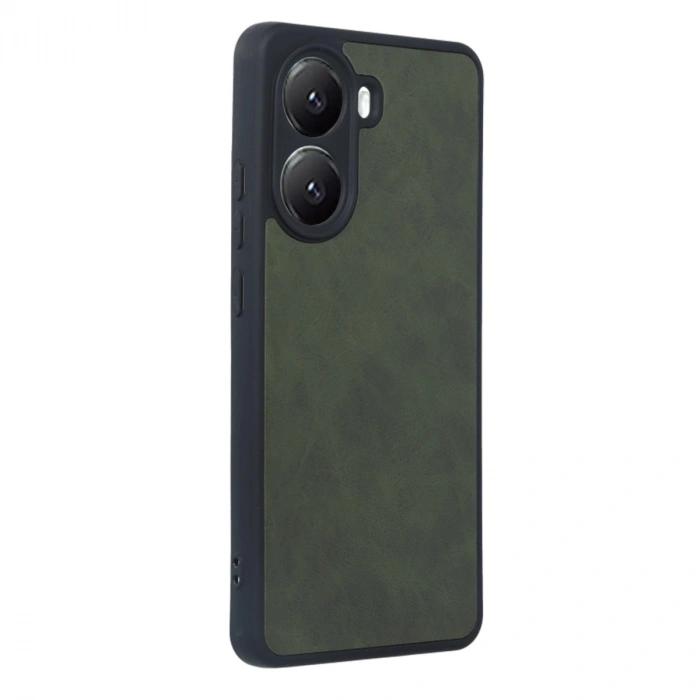 Xiaomi Poco X7 Pro Kılıf Aras Deri Kapak - Koyu Yeşil