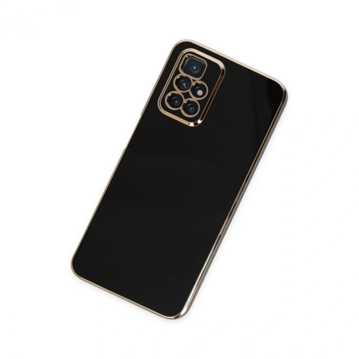 Xiaomi Redmi 10 2022 Kılıf Volet Silikon - Siyah