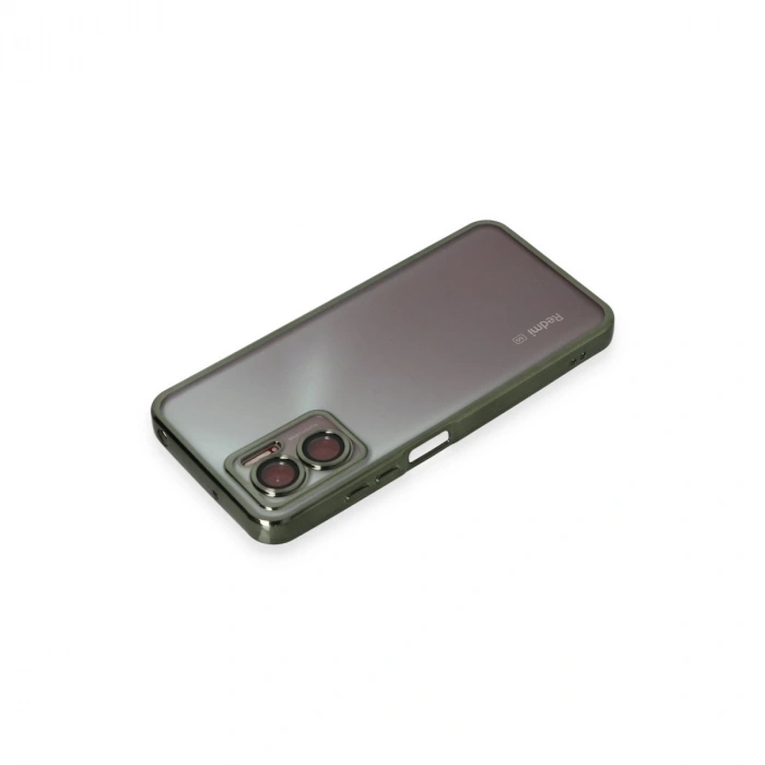 Xiaomi Redmi 10 5g Kılıf Razer Lensli Silikon - Yeşil