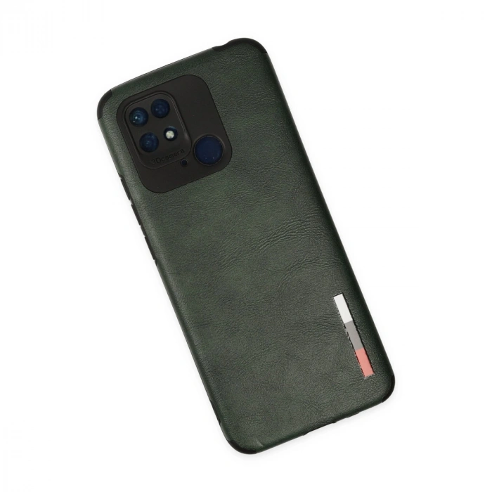 Xiaomi Redmi 10c Kılıf Loop Deri Silikon - Yeşil