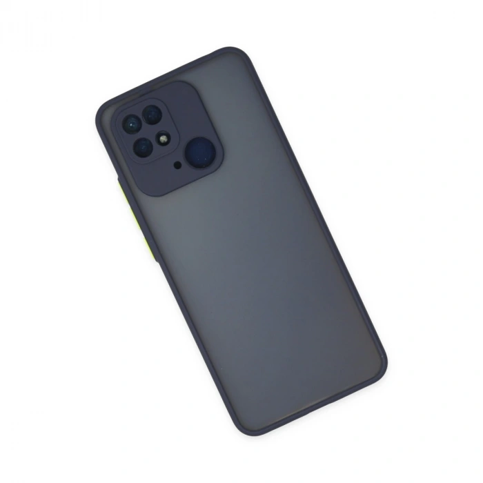 Xiaomi Redmi 10c Kılıf Montreal Silikon Kapak - Lacivert