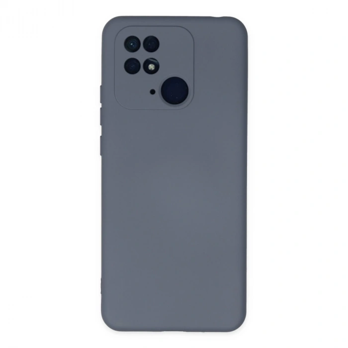 Xiaomi Redmi 10c Kılıf Nano İçi Kadife Silikon - Gri