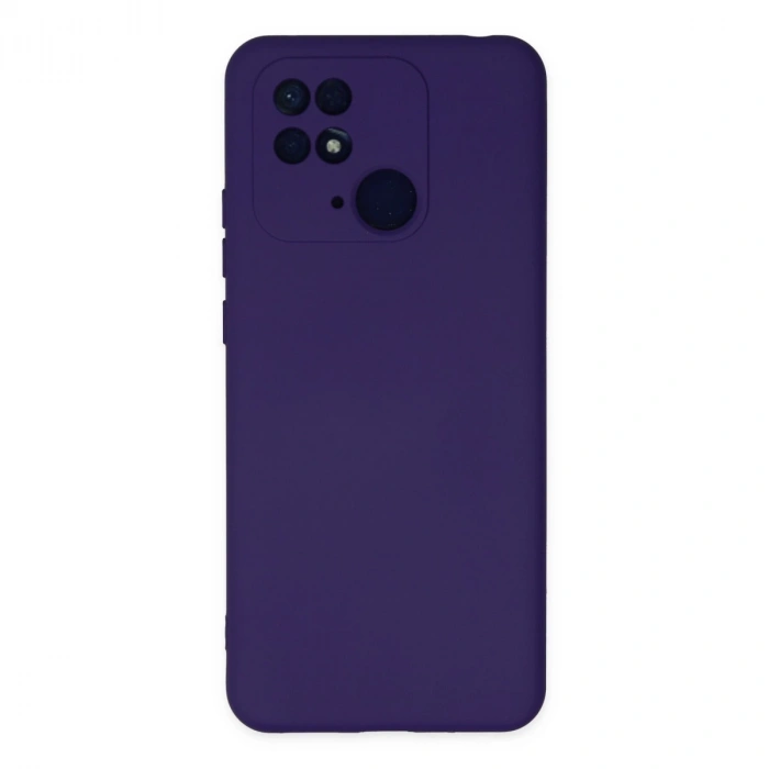 Xiaomi Redmi 10c Kılıf Nano İçi Kadife Silikon - Mor