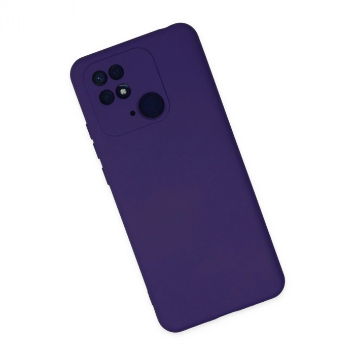 Xiaomi Redmi 10c Kılıf Nano İçi Kadife Silikon - Mor