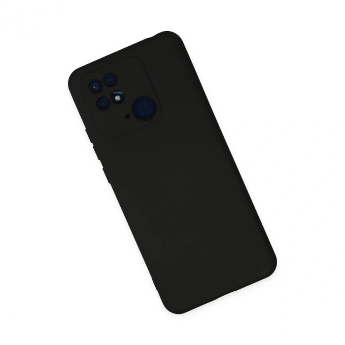 Xiaomi Redmi 10c Kılıf Nano İçi Kadife Silikon - Siyah