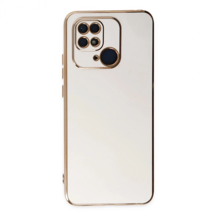 Xiaomi Redmi 10c Kılıf Volet Silikon - Beyaz