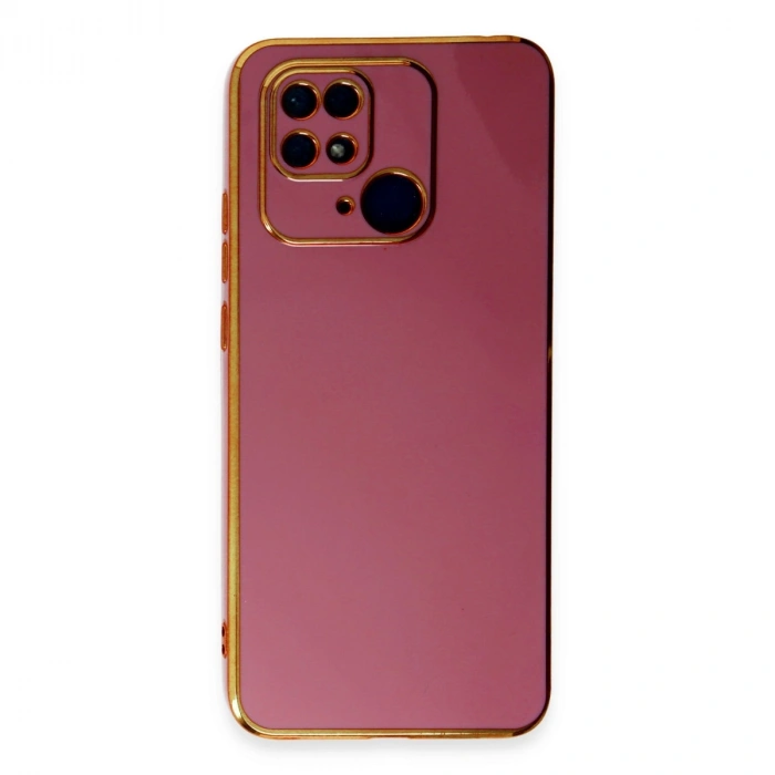 Xiaomi Redmi 10c Kılıf Volet Silikon - Kırmızı