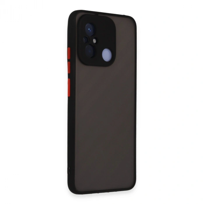 Xiaomi Redmi 12c Kılıf Montreal Silikon Kapak - Siyah
