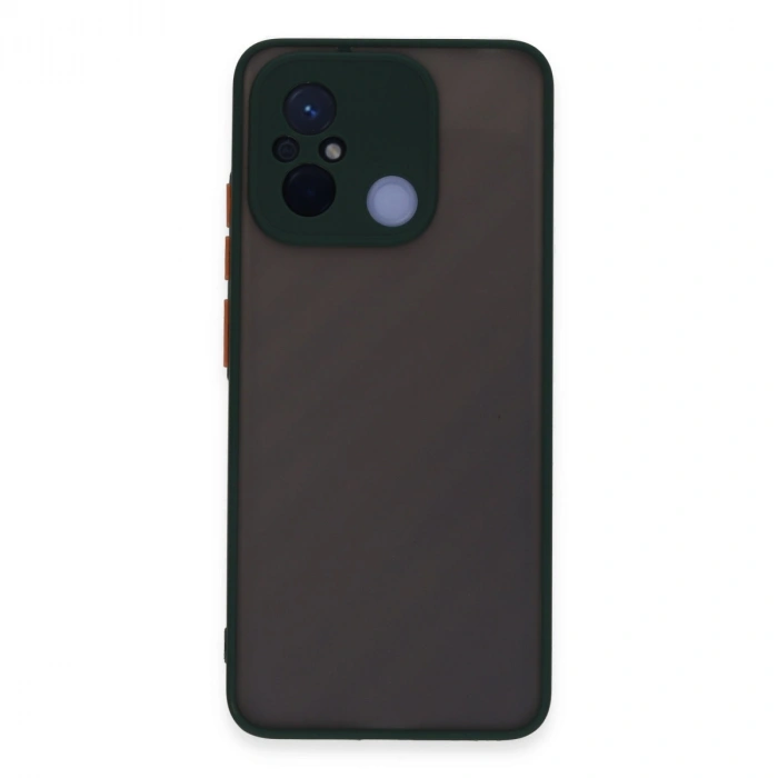 Xiaomi Redmi 12c Kılıf Montreal Silikon Kapak - Yeşil