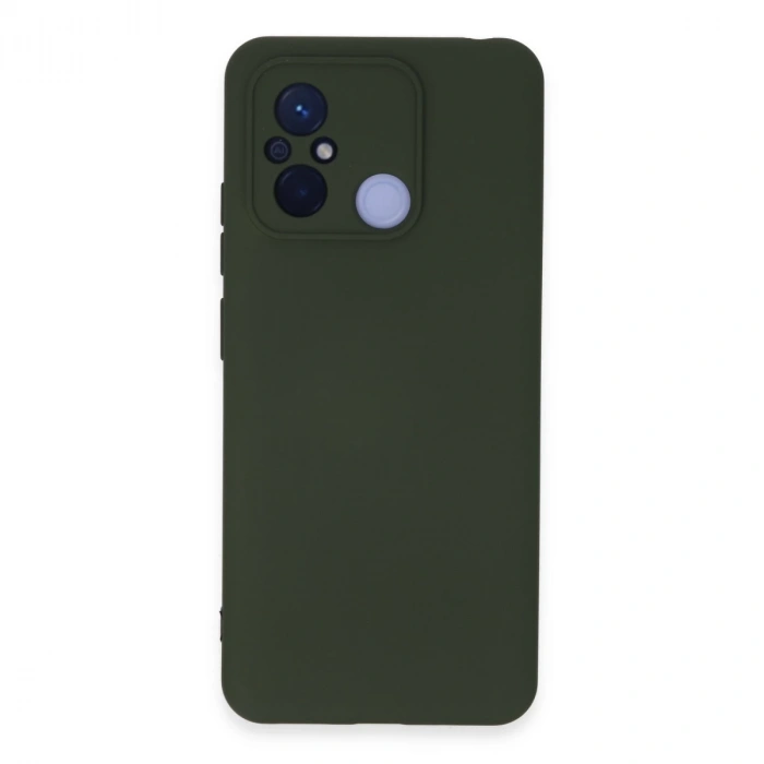 Xiaomi Redmi 12c Kılıf Nano İçi Kadife Silikon - Koyu Yeşil