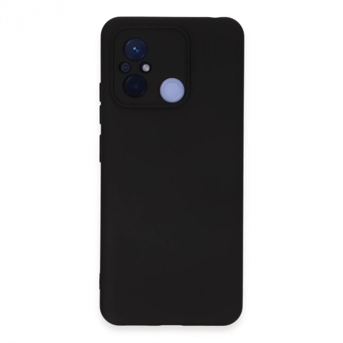 Xiaomi Redmi 12c Kılıf Nano İçi Kadife Silikon - Siyah