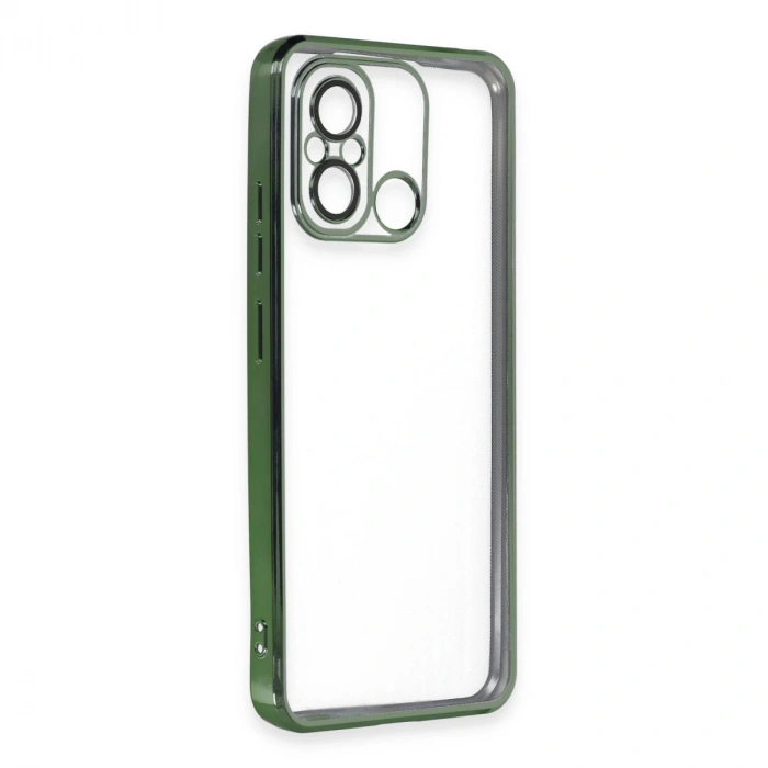 Xiaomi Redmi 12c Kılıf Razer Lensli Silikon - Yeşil