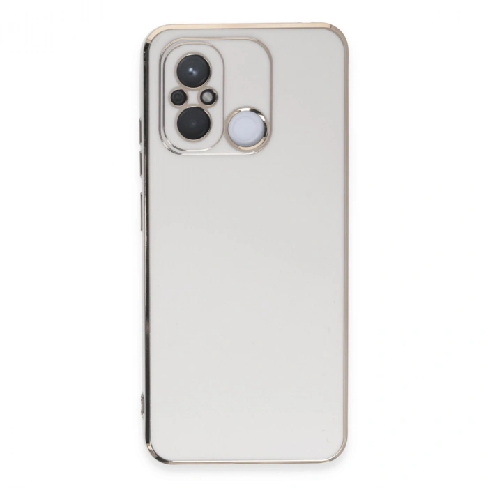 Xiaomi Redmi 12c Kılıf Volet Silikon - Beyaz