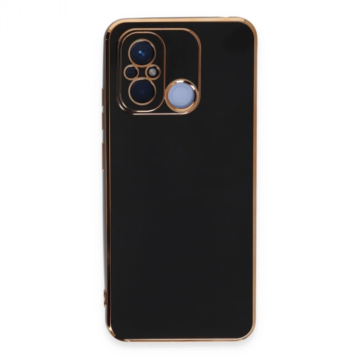 Xiaomi Redmi 12c Kılıf Volet Silikon - Siyah