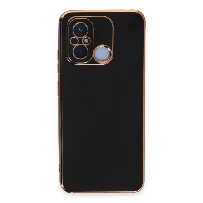 Xiaomi Redmi 12c Kılıf Volet Silikon - Siyah