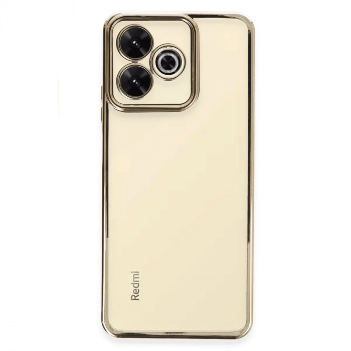 Xiaomi Redmi 13 4g Kılıf Razer Lensli Silikon - Gold