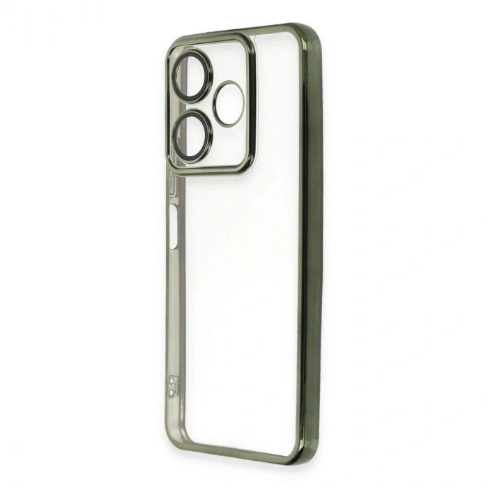 Xiaomi Redmi 13 4g Kılıf Razer Lensli Silikon - Yeşil