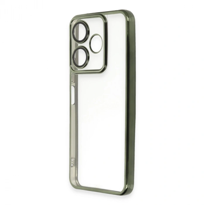 Xiaomi Redmi 13 4g Kılıf Razer Lensli Silikon - Yeşil