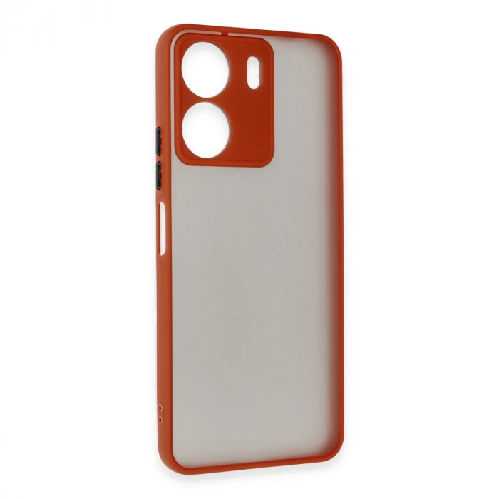 Xiaomi Redmi 13c Kılıf Montreal Silikon Kapak - Kırmızı