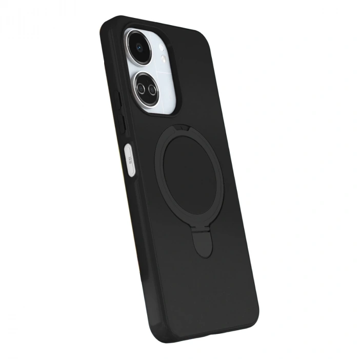 Xiaomi Redmi 13c Regal Magsafe Standlı Kapak - Siyah