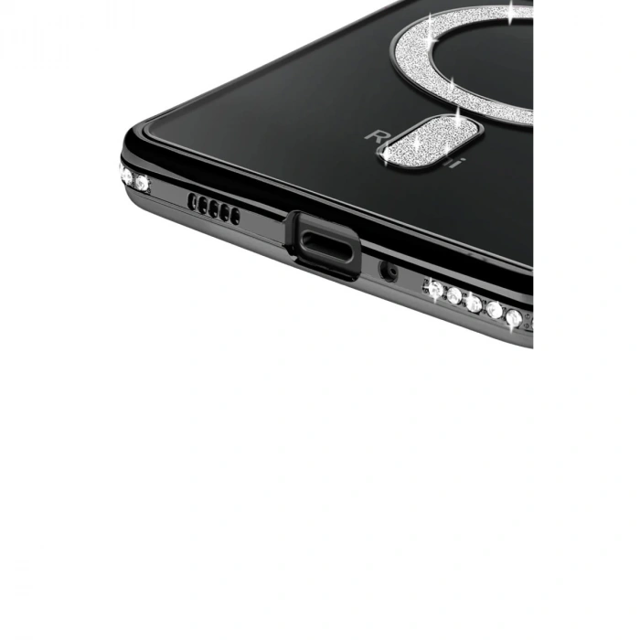 Xiaomi Redmi 14c Joke Simli Magneticsafe Kılıf - Siyah