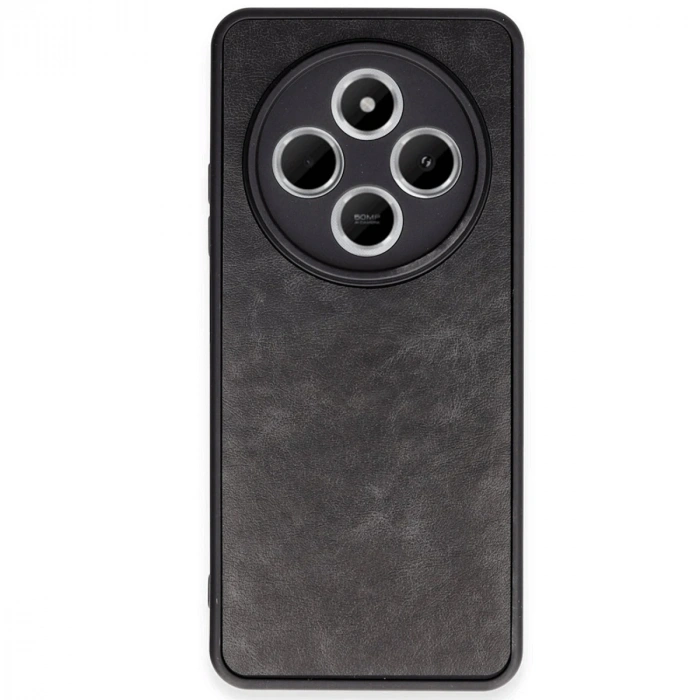 Xiaomi Redmi 14c Kılıf Aras Deri Kapak - Siyah