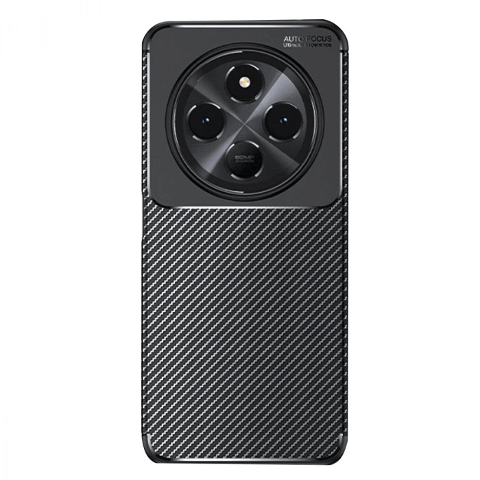 Xiaomi Redmi 14c Kılıf Auto Focus Karbon Kapak - Siyah