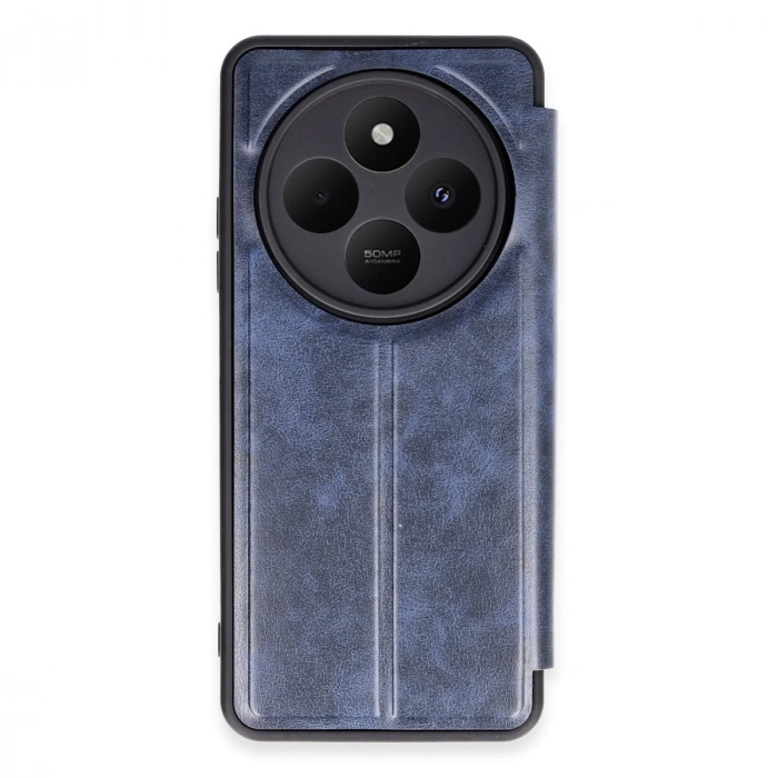 Xiaomi Redmi 14c Kılıf Flip Cover - Lacivert