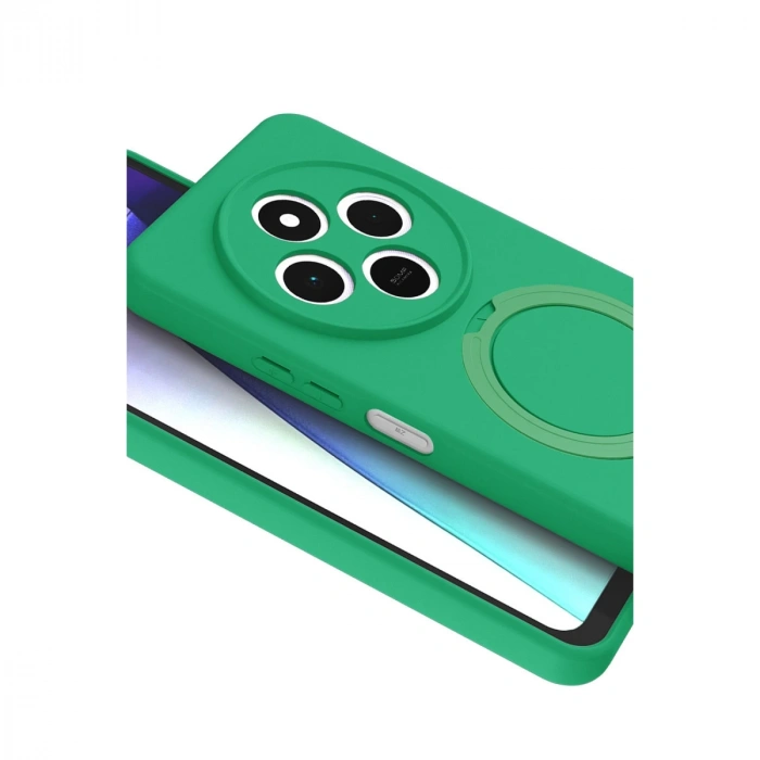 Xiaomi Redmi 14c Regal Magsafe Standlı Kapak - Yeşil