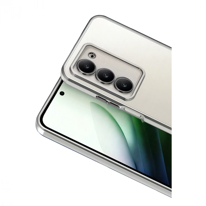 Xiaomi Redmi 15 4g Razer Lensli Silikon - Gümüş