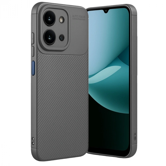 Xiaomi Redmi 15c 4g Auto Focus Karbon Kapak - Gri