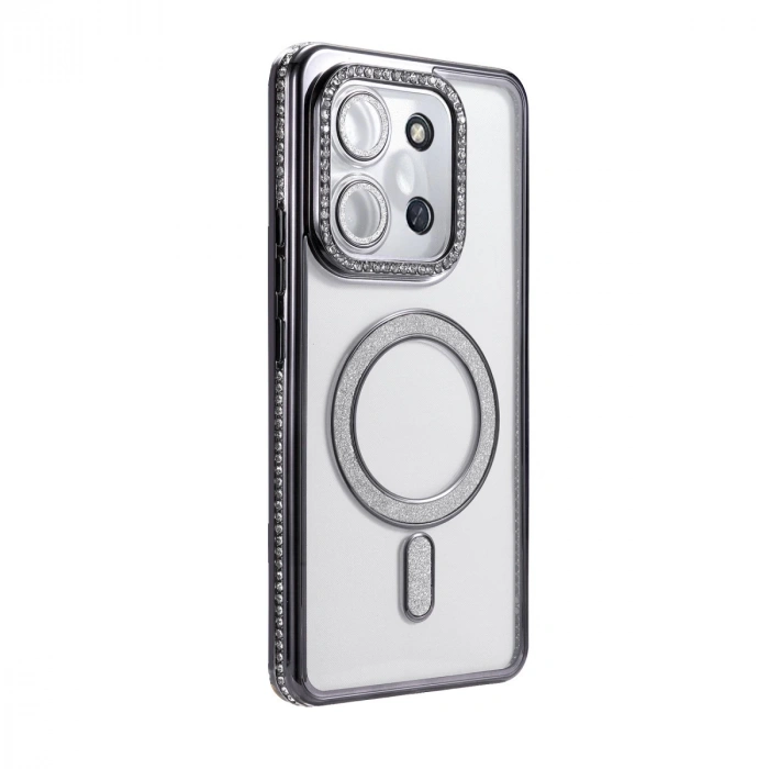 Xiaomi Redmi 15c 4g Joke Simli Magneticsafe Kılıf - Siyah