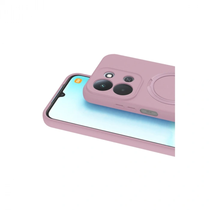 Xiaomi Redmi 15c 4g Regal Magsafe Standlı Kapak - Açık Pembe