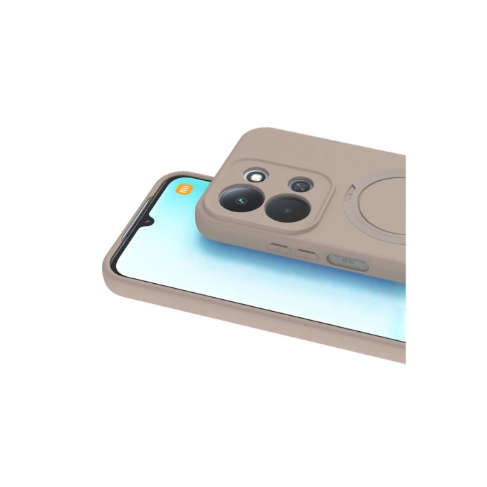 Xiaomi Redmi 15c 4g Regal Magsafe Standlı Kapak - Çöl Titanyum