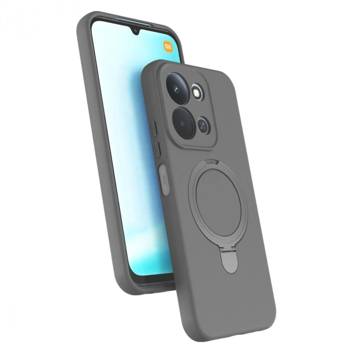 Xiaomi Redmi 15c 4g Regal Magsafe Standlı Kapak - Titan Gri