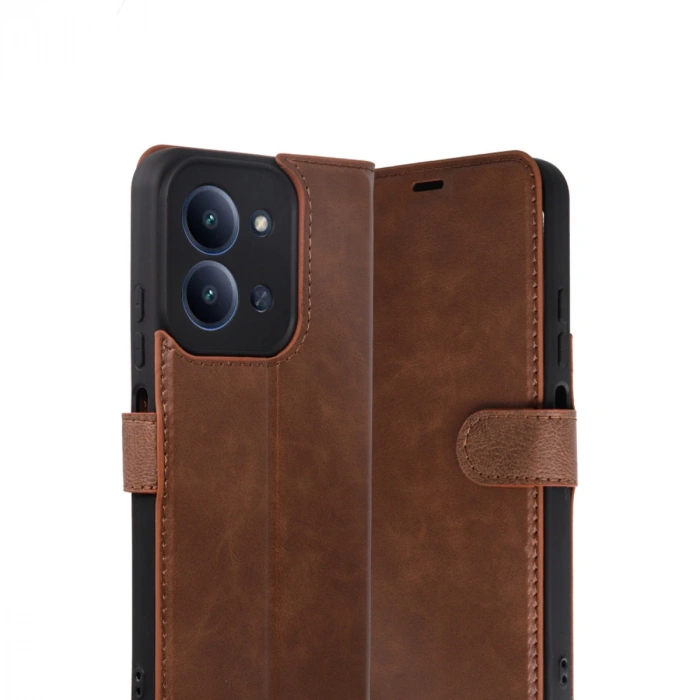 Xiaomi Redmi 15c 4g Trend S Plus Kapaklı Kılıf - Taba