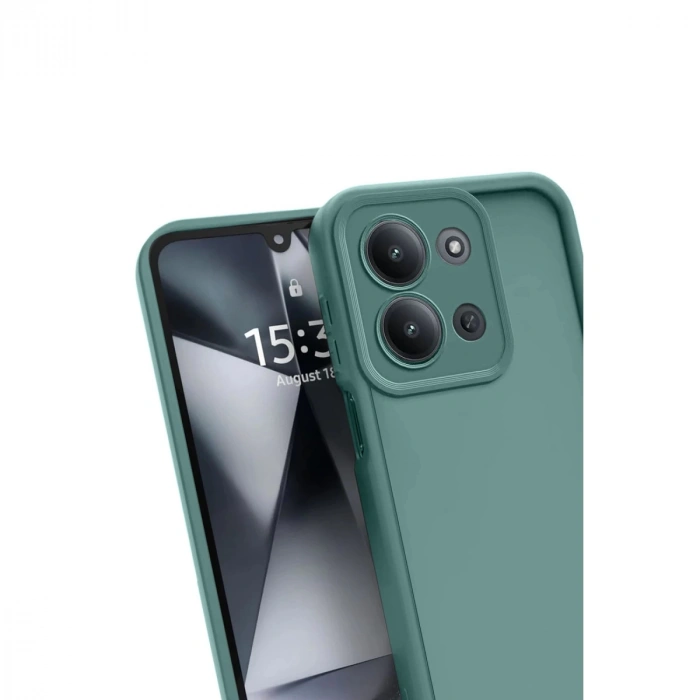 Xiaomi Redmi 15c 4g Viera Silikon - Koyu Yeşil