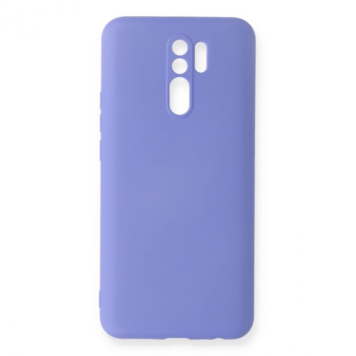 Xiaomi Redmi 9 Kılıf Nano İçi Kadife Silikon - Lila