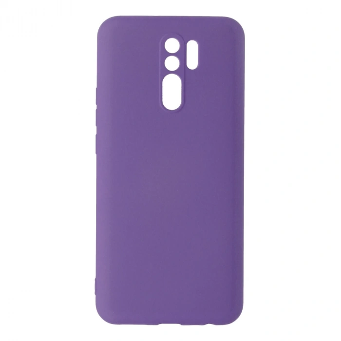 Xiaomi Redmi 9 Kılıf Nano İçi Kadife Silikon - Mor