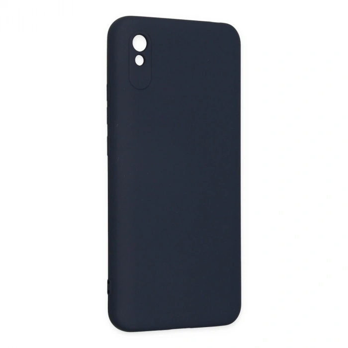 Xiaomi Redmi 9a Kılıf Nano İçi Kadife Silikon - Lacivert