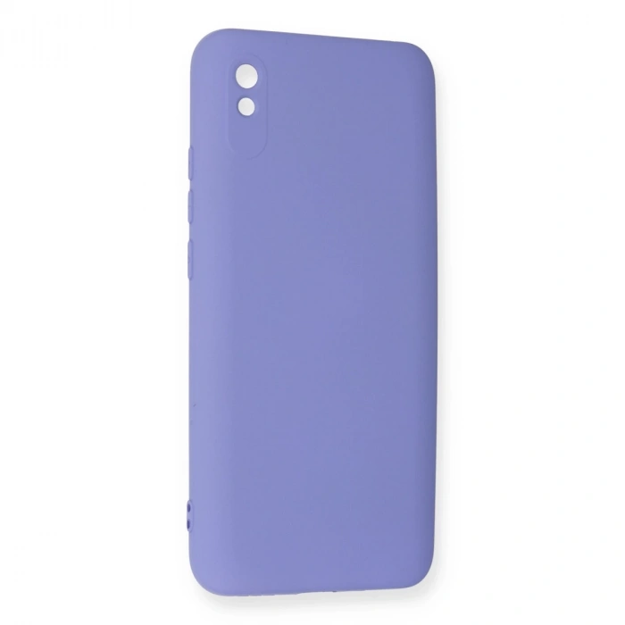 Xiaomi Redmi 9a Kılıf Nano İçi Kadife Silikon - Lila