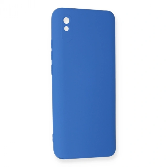 Xiaomi Redmi 9a Kılıf Nano İçi Kadife Silikon - Mavi