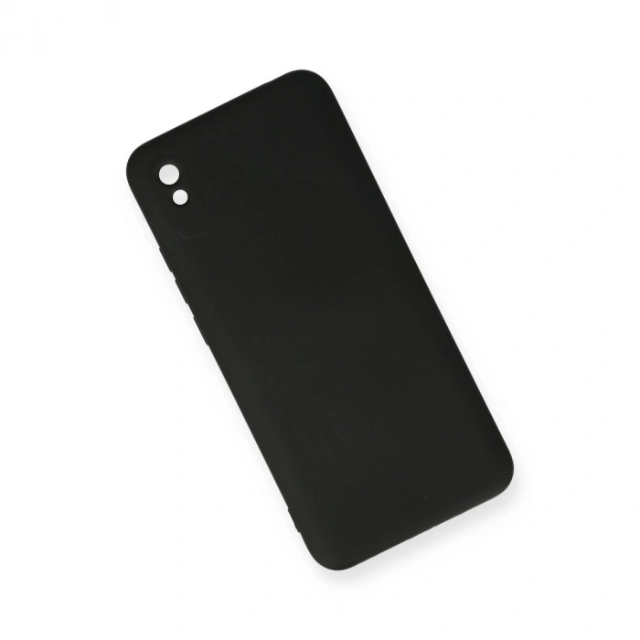 Xiaomi Redmi 9a Kılıf Nano İçi Kadife Silikon - Siyah